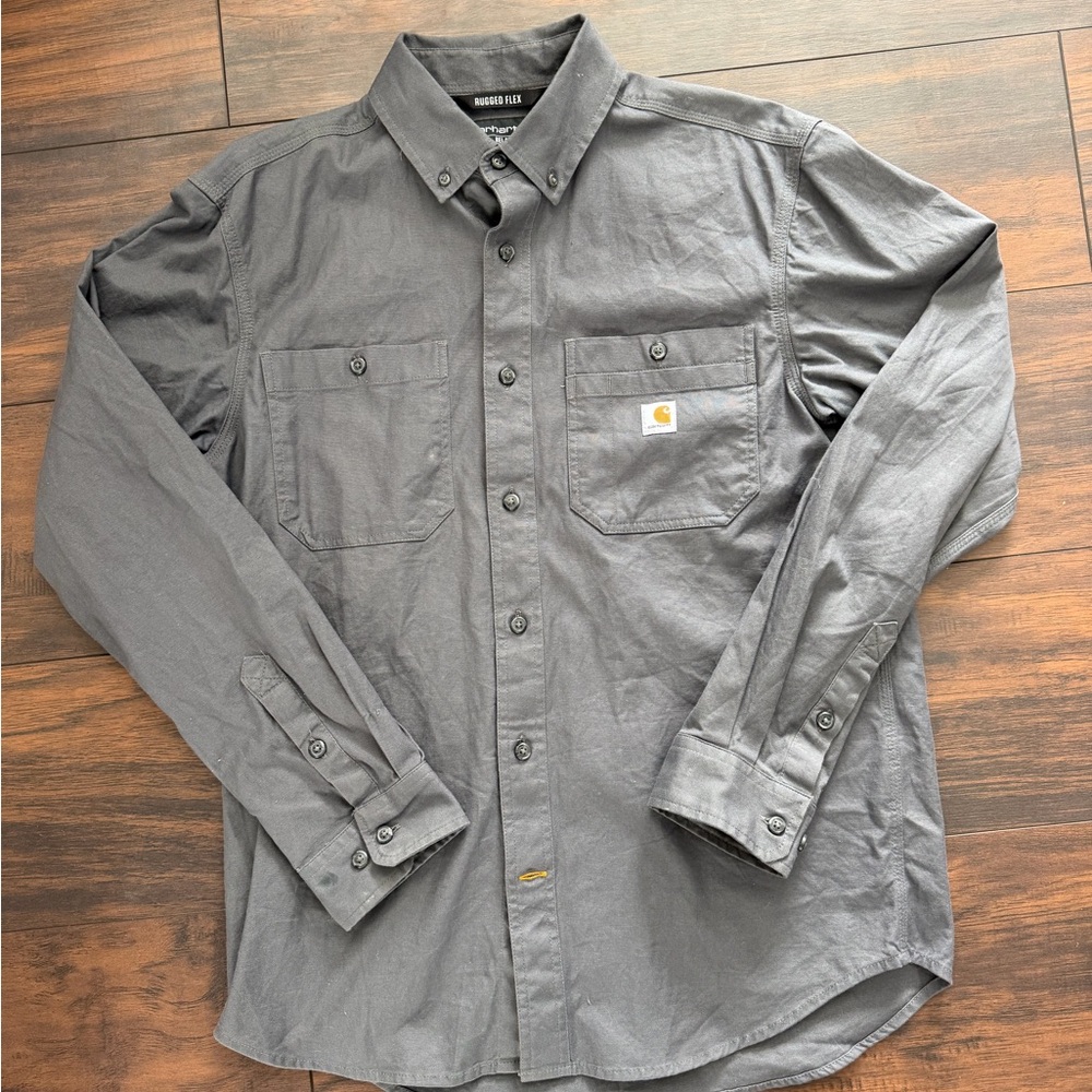 Carhartt Charcoal Button Down Shirt